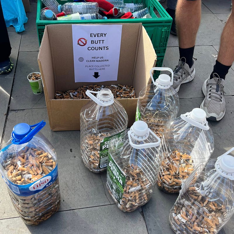 Cigarette butts, cleanups, and community: The Trash Traveler in Madeira