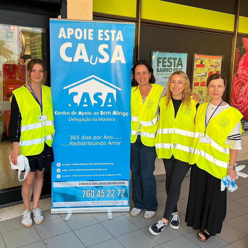 Madeira Friends join CASA for food drive at Pingo Doce