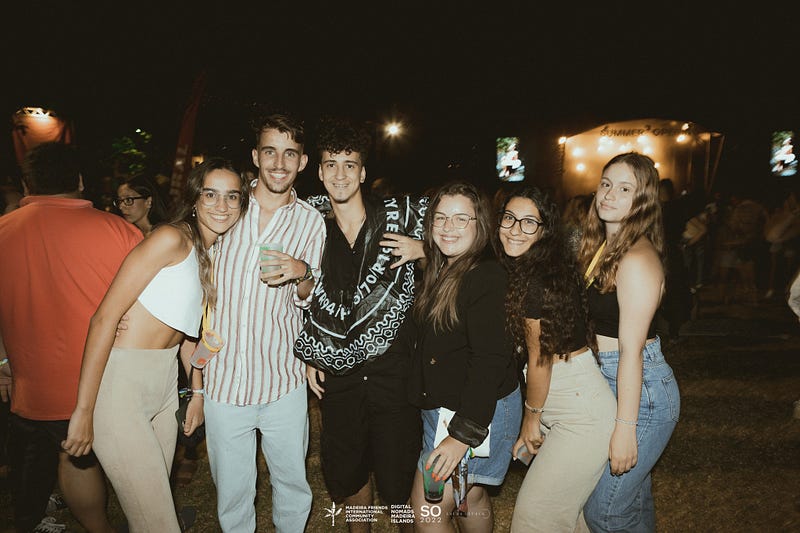 Madeira Friends present themselves to the local youth at the Summer Opening music festival