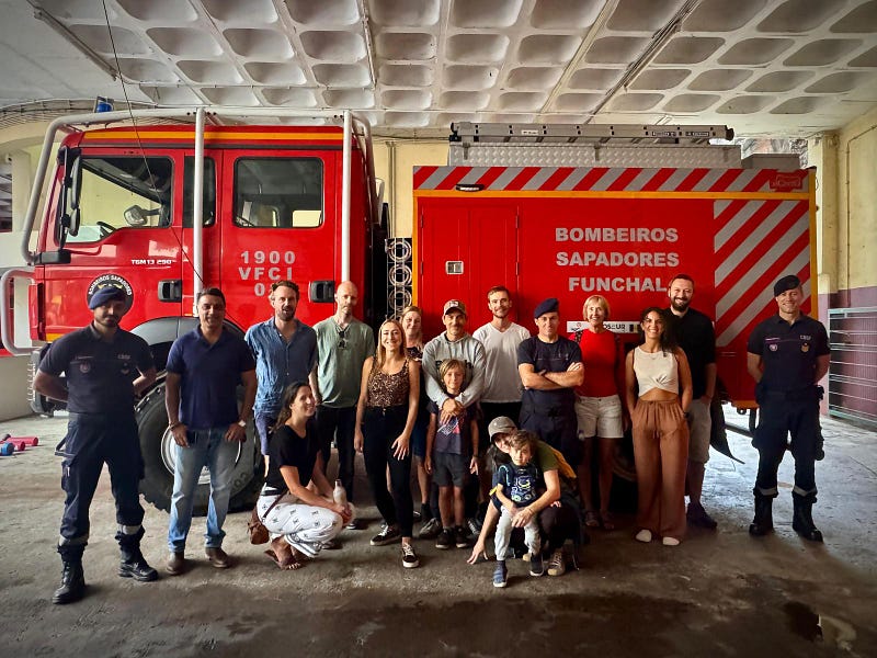 Madeira Friends visit Municipal Fire Funchal