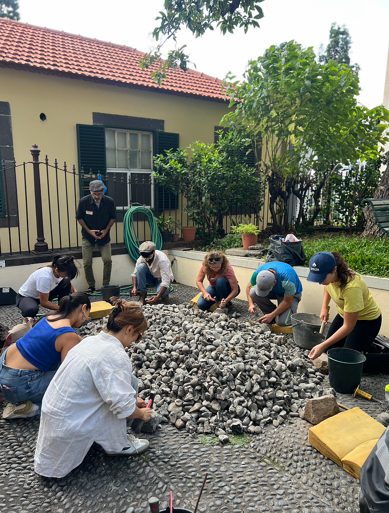 Paver for a day: when locals and internationals unite to celebrate Madeiran Heritage